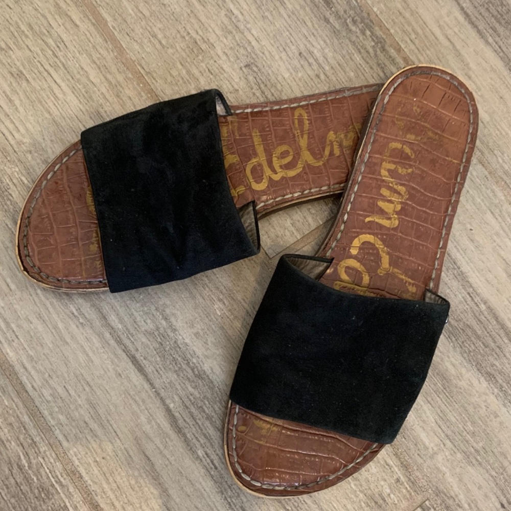 Sam Edelman Suede Slides Sandals